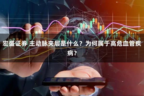 宏盛证券 主动脉夹层是什么?为何属于高危血管疾病?